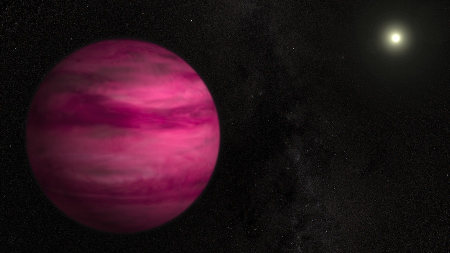 Pink Alien Planet Is Smallest Photographed Around Sun-Like Star